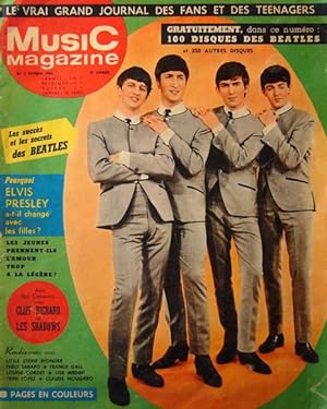 Music magazine N° 2 - Février 1964 : Les Beatles en couverture. COLLECTOR