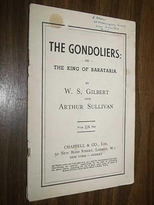 The Gondoliers; or The King Of Baratria