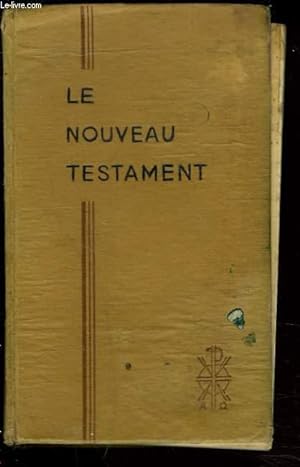Bild des Verkufers fr LE NOUVEAU TESTAMENT. zum Verkauf von Le-Livre