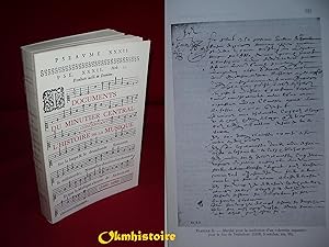 Documents du minutier central concernant l'histoire de la musique. ( 1600-1650. ) -------- TOME 2
