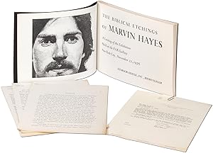 Imagen del vendedor de The Biblical Etchings of Marvin Hayes: A Catalog to the Exhibition Held at FAR Gallery, November 22, 1976 [With] Early Draft of the Dickey Introduction a la venta por Between the Covers-Rare Books, Inc. ABAA