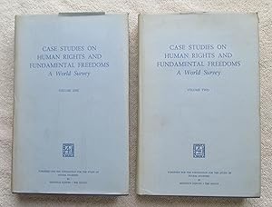 Seller image for Case Studies on Human Rights and Fundamental Freedoms: A World Survey, volumes 1 and 2 for sale by Glenbower Books