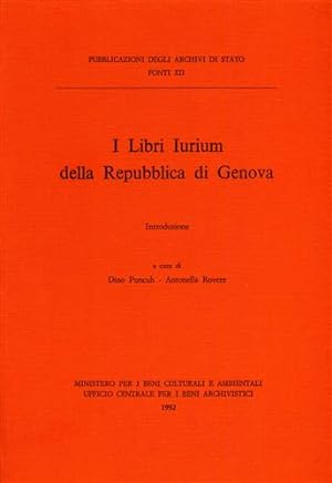 Bild des Verkufers fr I Libri Iurium della Repubblica di Genova. Introduzione. zum Verkauf von FIRENZELIBRI SRL