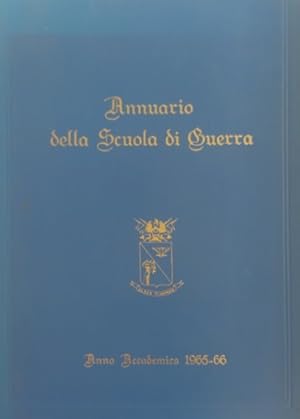 Immagine del venditore per Annuario della Scuola di Guerra. Anno accademico 1965-66. venduto da FIRENZELIBRI SRL