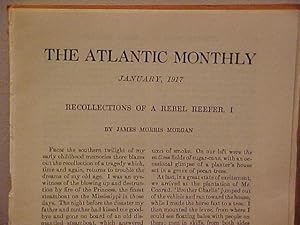 Seller image for Recollections Of A Rebel Reefer from The Atlantic Monthly, Pre-Publication Serial Appearance for sale by Legacy Books II