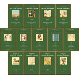 Denkmäler aus Aegypten und Aethiopien - Tafeln 1- 13 und Textbände 1- 5