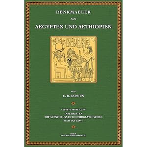 Denkmäler aus Aegypten und Aethiopien - Tafeln 12