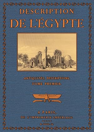 Bild des Verkufers fr Description de l'Egypte - Antiquits Descriptions 1 zum Verkauf von Antiquariat  Fines Mundi