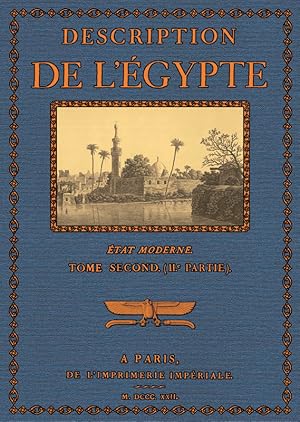 Bild des Verkufers fr Description de l'Egypte - Etat Moderne,Textes 2.2 zum Verkauf von Antiquariat  Fines Mundi