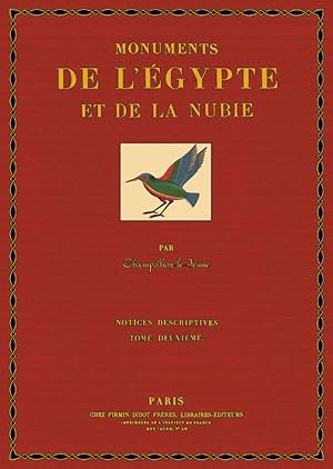 Bild des Verkufers fr Monuments de L'Egypte - Textes 2 zum Verkauf von Antiquariat  Fines Mundi