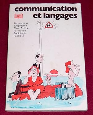 Image du vendeur pour COMMUNICATION ET LANGAGES N 64 mis en vente par LE BOUQUINISTE