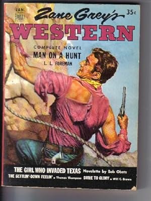 Seller image for Zane Grey's Western January 1953 for sale by Scene of the Crime, ABAC, IOBA
