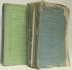 Seller image for Bulletin d'Archologie Chrtienne de M. le Commandeur J.-B. Rossi. Edition franaise publie et annote par les soins et sous la direction de M. l'abb Martigny. Deuxime srie. Premire anne  6e anne. Troisime srie. Premire anne  la quatrime anne. (4 Numros par anne). for sale by Bouquinerie du Varis