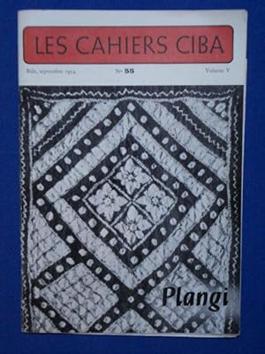 Les Cahiers CIBA. Vol. 5. n° 55. PLANGI