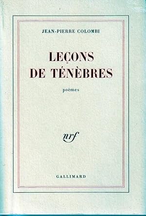 Seller image for Leons de tnbres -pomes for sale by ARTLINK