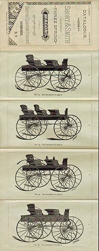 CATALOGUE 1880 SHORT & SMITH 3 SPRING WAGONS, 171 - 173 - 175 - 177