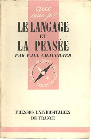 LE LANGAGE ET LA PENSÉE