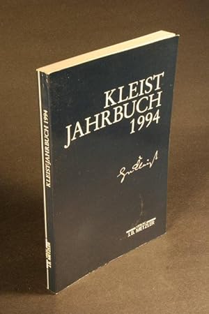 Bild des Verkufers fr Kleist-Jahrbuch, 1994. zum Verkauf von Steven Wolfe Books