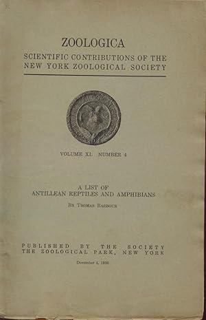 A List of Antillean Reptiles and Amphibians