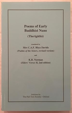 Imagen del vendedor de Poems of Early Buddhist Nuns : Therigatha a la venta por Joseph Burridge Books