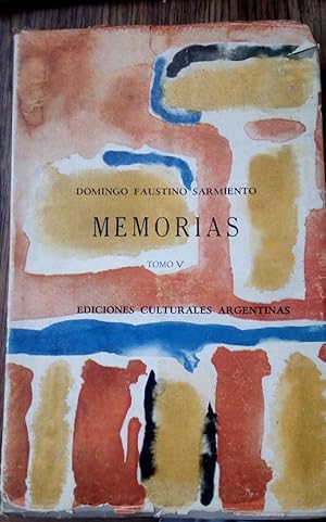 MEMORIAS (Tomo V) Sobrecubierta ilustrada por Luis Seoane. 1st edition.