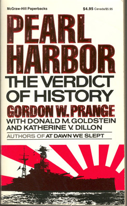 Bild des Verkufers fr Pearl Harbor: The Verdict of History zum Verkauf von Don's Book Store