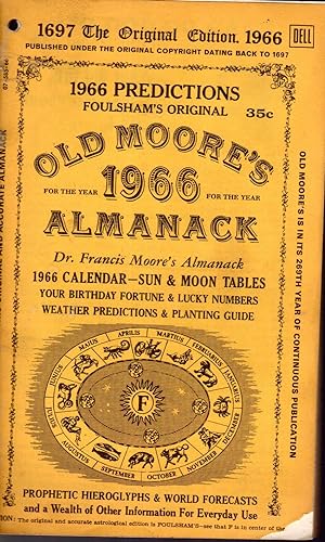 Imagen del vendedor de American-Canadian Edition of Foulsham's Original Old Moore's 1966 Almanack a la venta por Dorley House Books, Inc.