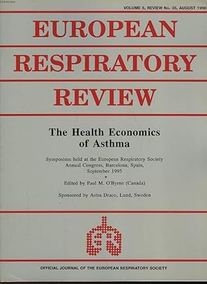 Bild des Verkufers fr EUROEPAN RESPIRATORY REVIEW - VOLUME 6 - N35 - THE HEALTH ECONOMICS OF ASTHMA zum Verkauf von Le-Livre