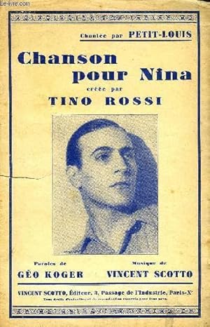 Seller image for CHANSON POUR NINA for sale by Le-Livre