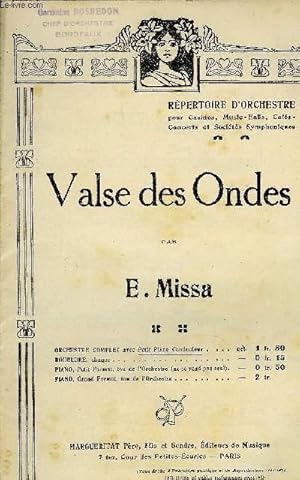 Bild des Verkufers fr VALSE DES ONDES zum Verkauf von Le-Livre