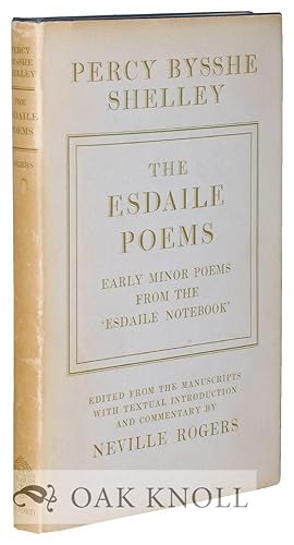 Seller image for ESDAILE POEMS: EARLY MINOR POEMS FROM THE 'ESDAILE NOTEBOOK'.|THE for sale by Oak Knoll Books, ABAA, ILAB