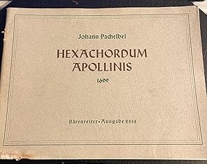 Hexachordum Apollinis 1699 Nebst Arietta in F Und Ciaconnen in C Und D Fur Cembalo Oder Orgel ( M...