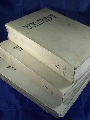 Immagine del venditore per Verdi: Bollettino quadrimestrale dell' Istituto di Studi Verdiani, Vol. 2 (Nos.4-6, 1961-1965): 3 Volumes plus Index (La Forza del Destino) venduto da Austin Sherlaw-Johnson, Secondhand Music