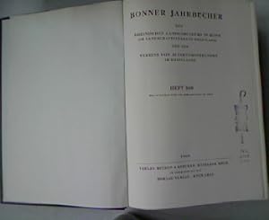Seller image for Die weihesteine von Morken-Harff. Technische Betrachtungen. In: Bonner Jahrbcher Heft 160 (BjB) for sale by Antiquariat Bookfarm