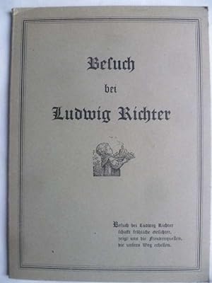 Besuch bei Ludwig Richter. 12 Blatt Reproduktionen in originaler Mappe.