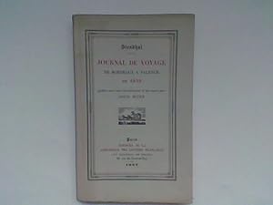 Journal de voyage de Bordeaux à Valence en 1838