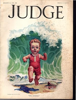 Seller image for Judge: Which is Combined with Leslie's Weekly : Volume 85, No. 2180, August 11, 1923 for sale by Dorley House Books, Inc.