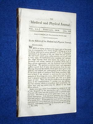 The Medical and Physical Journal, 1808 February, Cataracts (Jackson), Use of Mercury in Typhus, P...