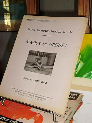 A Nous La liberté Fiche Filmographique N°104