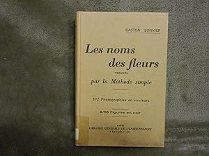 Les noms des fleurs trouvés par la méthode simple