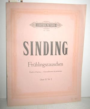 Bild des Verkufers fr Frhlingsrauschen (Klavierstck Opus 32 No. 3) zum Verkauf von Antiquariat Zinnober