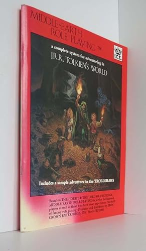 Immagine del venditore per Middle Earth Role Playing: A Complete System For Adventuring In J.R.R. Tolkien's World, Includes A Sample Adventure N The Trollshaws Merpg Mrpg Ice 8000 venduto da Durdles Books (IOBA) (PBFA)