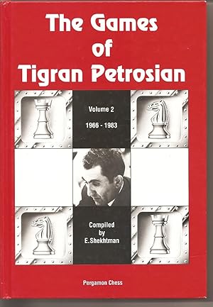 Bild des Verkufers fr The Games of Tigran Petrosian: 1966-1983 (Pergamon Russian Chess Series) zum Verkauf von Bookshelfillers