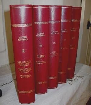 Seller image for Oeuvres en 5 volumes (complet pour cette dition) - Les immortels chefs-d' uvre :Les silences du colonel Bramble suivi de Discours et Nouveaux discours du docteur O'Grady ; Ariel ou la vie de Shelley ; Le cercle de famille ; Ni ange ni bte suivi de L'instinct de Bonheur ; Climats. for sale by LES TEMPS MODERNES