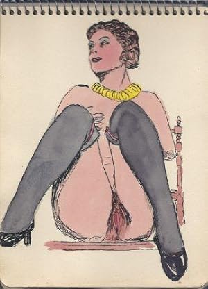 Image du vendeur pour CURIOSA - 15 dessins rotiques aquarells de Pinups sur le thme des dessous fminins mis en vente par LES TEMPS MODERNES