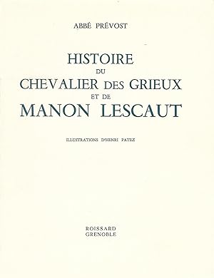 Imagen del vendedor de Histoire du chevalier des Grieux et de Manon Lescaut a la venta por LES TEMPS MODERNES