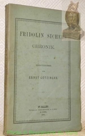 Imagen del vendedor de Fridolin Sichers Chronik. a la venta por Bouquinerie du Varis