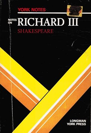 Imagen del vendedor de York Notes on Richard II, Shakepeare a la venta por Bookshop Baltimore