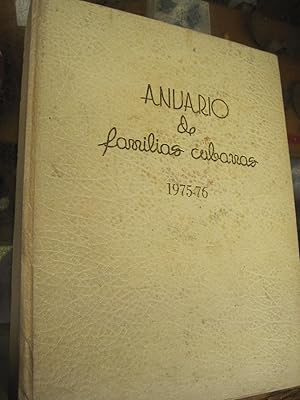 Anuario de Familias Cubanas. Direcorio Internacional 1975-76