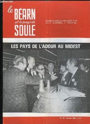 Image du vendeur pour LE BEARN ET LE PAYS DE SOULE N 78 - Une crise mondiale.La disparition d'un chef d'entreprise : Louis Sallenave, ancien Maire de Pau.MIDEST : des raisons d'esprer.L'volution du commerce dans les cantons de Sauveterre et de Navarrenx : II.-L mis en vente par Le-Livre